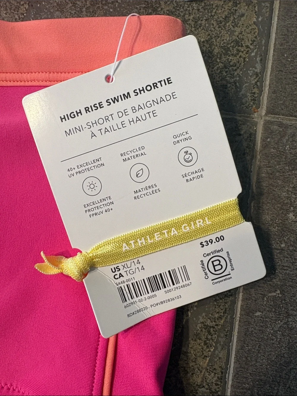 Athleta quality matching